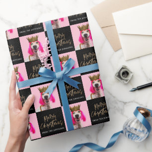 Christmas Face Photo Custom Gift Wrap