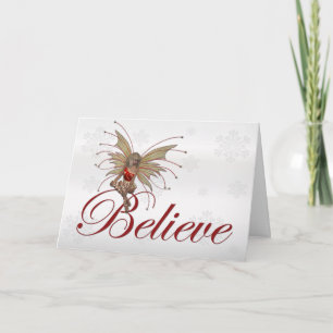 Christmas Faerie Believe 2 - Holiday Greeting Card