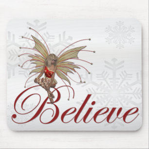 Christmas Faerie Believe 2 - Holiday Mousepad