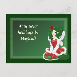 Christmas Faerie Postcard