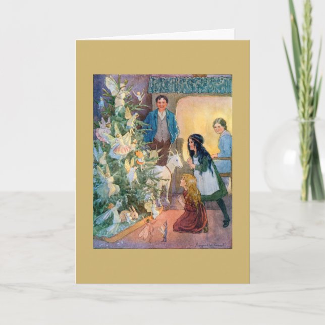 Christmas Fairies Holiday Card (Front)