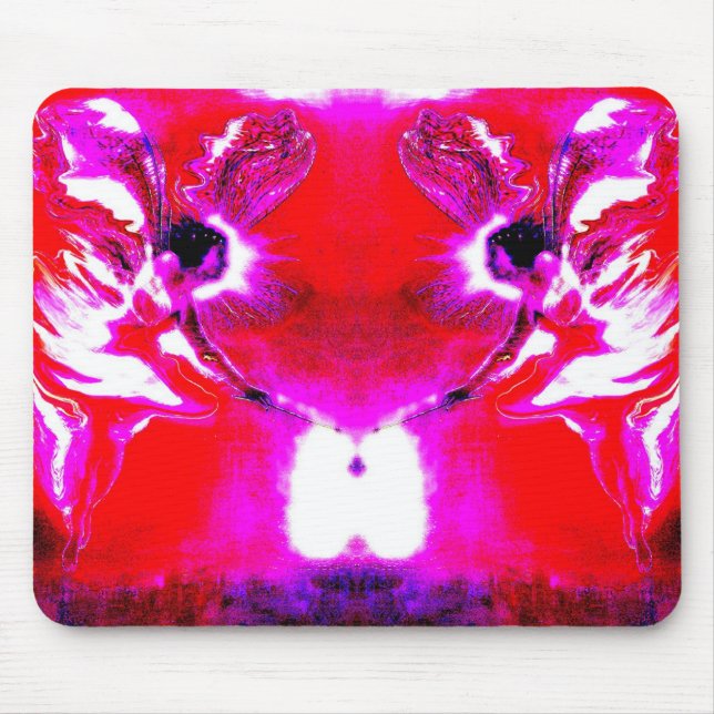 Christmas fairies mouse mat (Front)