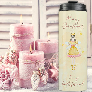 Christmas Fairy 6 Photo Girl Thermal Tumbler
