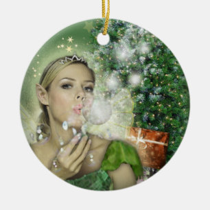 Christmas Fairy Ceramic Tree Decoration