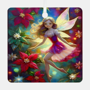 Christmas Fairy Collection - Ash Blonde Hair Metal Tree Decoration