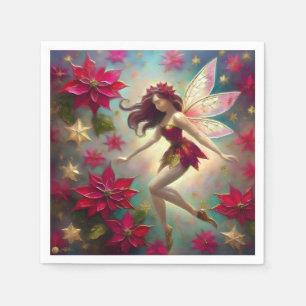 Christmas Fairy Collection - Auburn Hair Napkin