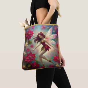 Christmas Fairy Collection - Auburn Hair Tote Bag
