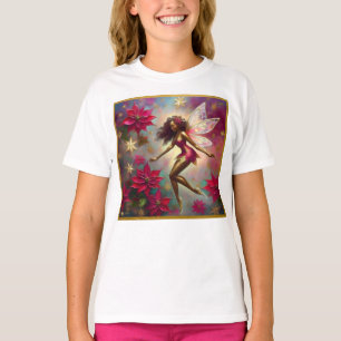 Christmas Fairy Collection - Brown Natural Hair T-Shirt