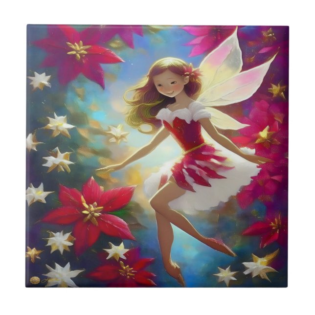 Christmas Fairy Collection - Copper Ginger Hair Tile (Front)