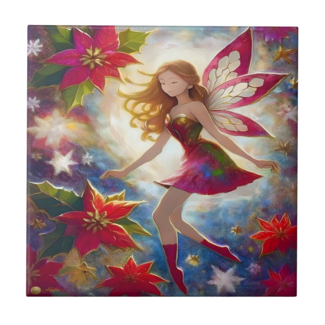 Christmas Fairy Collection - Ginger Hair Tile (Front)