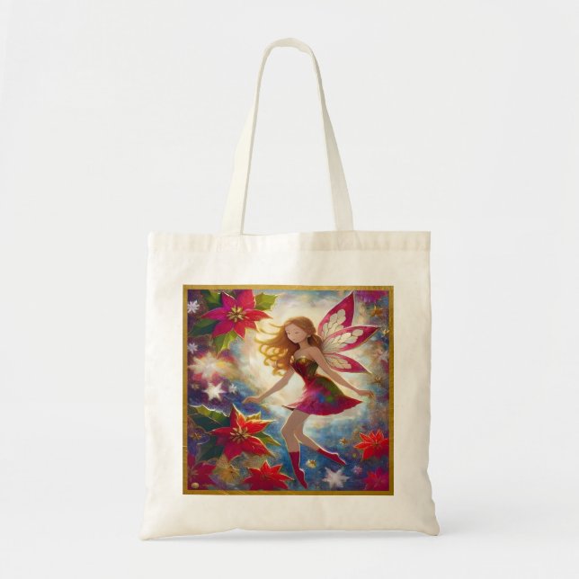 Christmas Fairy Collection - Ginger Hair Tote Bag (Front)