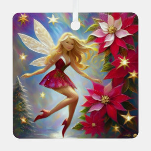 Christmas Fairy Collection - Honey Blonde Hair Metal Tree Decoration