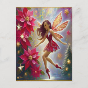 Christmas Fairy Collection - Light Auburn Hair Postcard