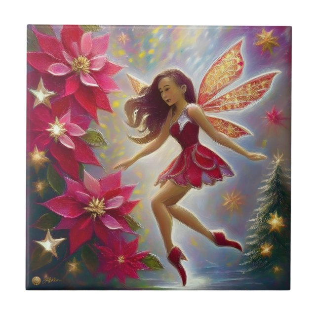 Christmas Fairy Collection - Light Auburn Hair Tile (Front)