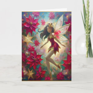 Christmas Fairy Collection - Medium Brown Hair Card