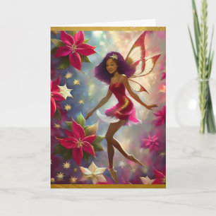 Christmas Fairy Collection Plum Tint Natural Hair Card