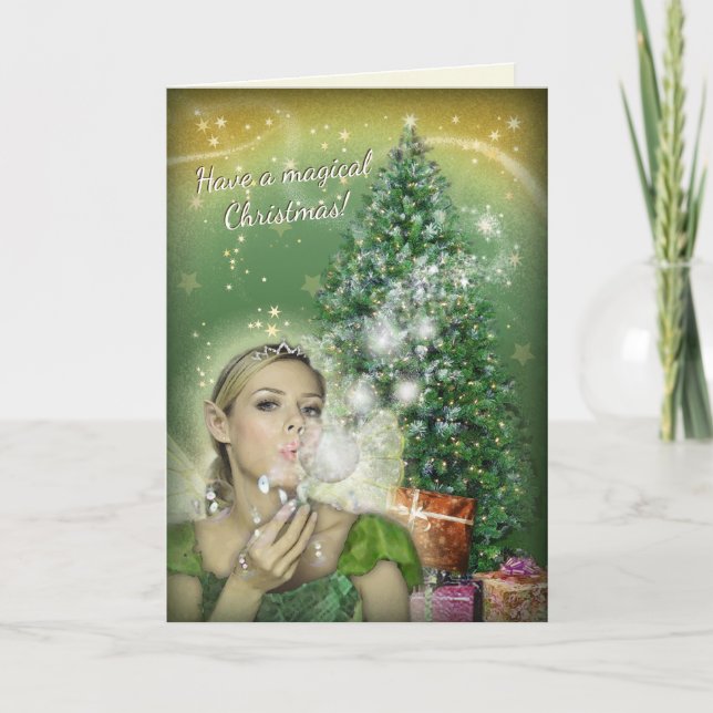 Christmas Fairy Holiday Card (Front)