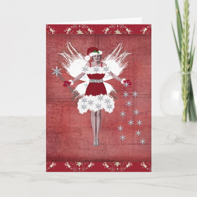 Christmas Fairy Holiday Card (Front)
