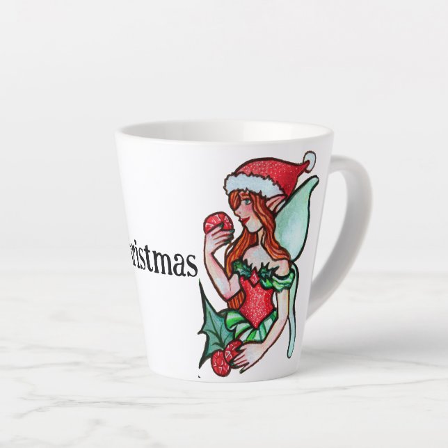 Christmas Fairy                                    Latte Mug (Right Angle)