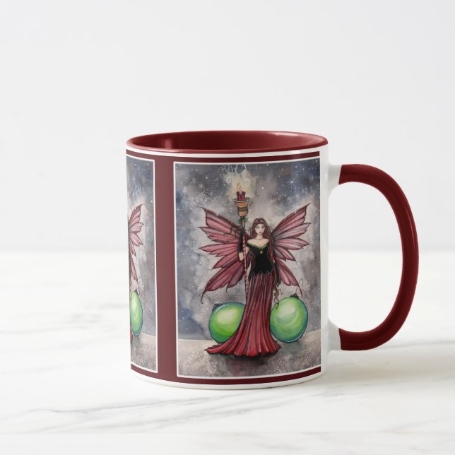 Christmas Fairy Mug by Molly Harrison (Right)
