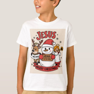Christmas Faith Adventure: Snowman, Reindeer T-Shirt