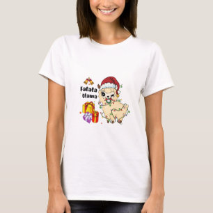 Christmas Falala Llama T-Shirt