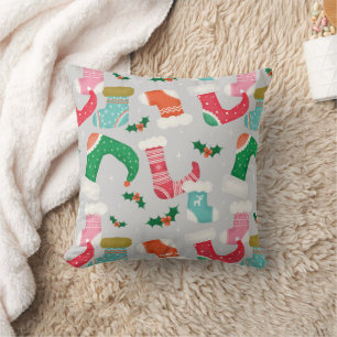 christmas falalala grey -Stockings  Cushion