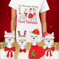Christmas Family Alpaca Fleece Navidad