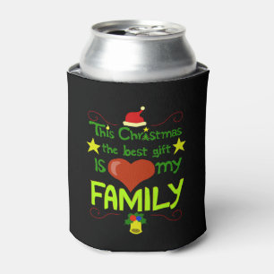 Christmas Family Can Cooler