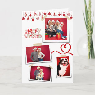 Christmas Family Card Editable Photos