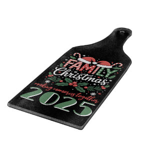 Christmas: Family Christmas 2025 Matching Outfit Cutting Board