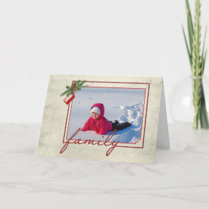 Christmas Family Frame Holiday Card