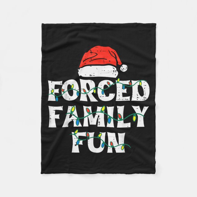 Christmas Family Funny Xmas Match Men Women Kids  Fleece Blanket (Front)