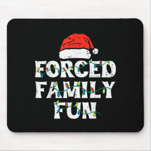 Christmas Family Funny Xmas Match Men Women Kids Mouse Mat