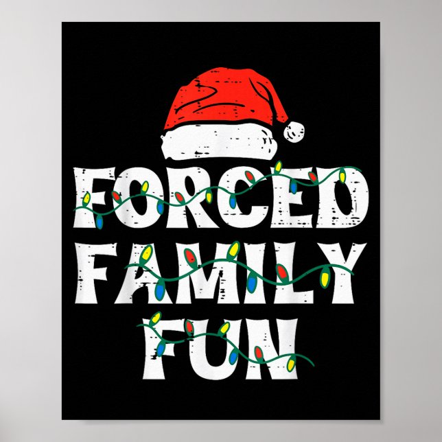 Christmas Family Funny Xmas Match Men Women Kids  Poster (Front)