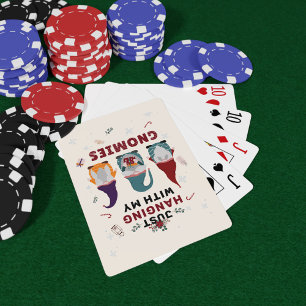 Christmas Family Games Hanging with My Gnomies Playing Cards