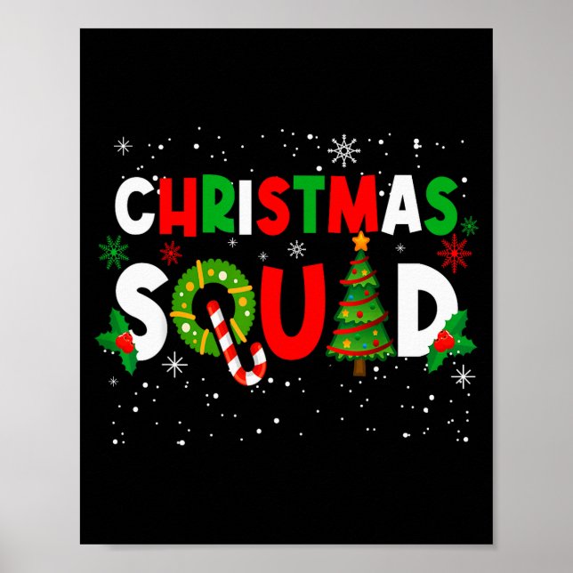 Christmas Family Matching Holiday X-mas Gift Chris Poster (Front)