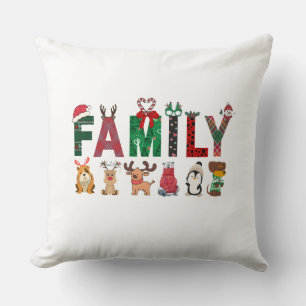Christmas Family Matching Shirts holiday family Cushion