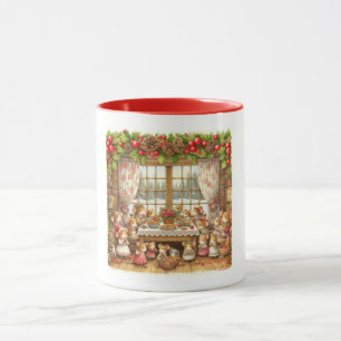 Christmas family mouse mug