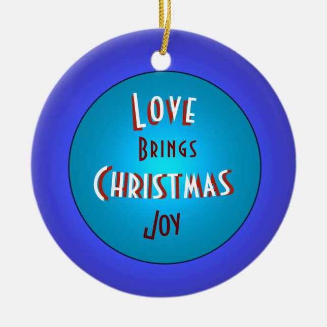 Christmas Family Ornament with Messages (Front)