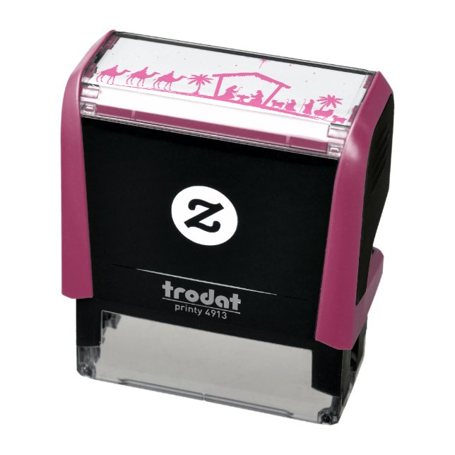 Christmas family party self-inking stamp (Product)
