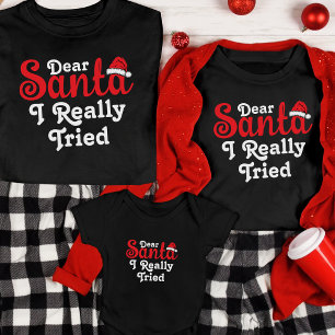 Christmas Family Personalized Funny Dear Santa T-Shirt