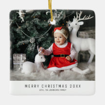Christmas Family Photo Baby Image Holiday Keepsake