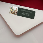 Christmas Family Photo Elegant Return Address<br><div class="desc">Cherish your family's precious moments this Christmas holiday season with our custom photo Christmas return address label. This unique greeting card showcases a favourite family photograph. Personalise it your most treasured snapshot, from candid moment to posed portrait. Add a personalised message to make your seasonal greetings even more special. Whether...</div>