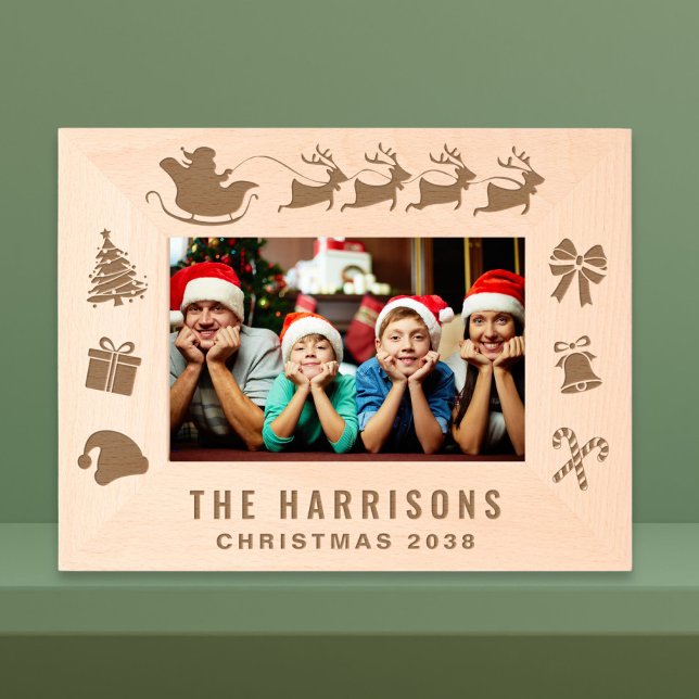 Christmas Family Photo Etched Frames (Creator Uploaded)