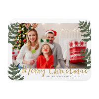 Christmas Family Photo Merry