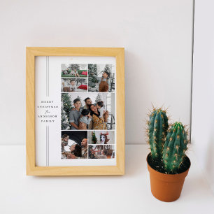 Christmas Family Photo Poster And Print
