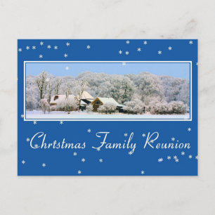 Christmas Family Reunion Holiday Postcard