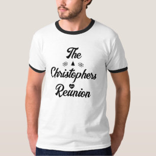 Christmas Family Reunion Modern Cute Personalised T-Shirt