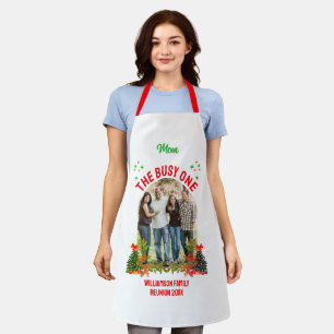 CHRISTMAS FAMILY REUNION 'THE BUSY ONE' Mum Apron